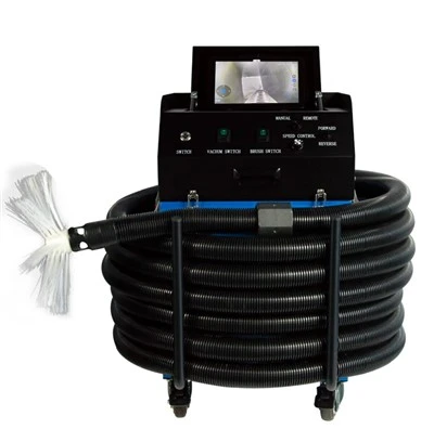 Giải pháp vệ sinh thông gió trục đứng KT-836 nổi tiếng, Robot vệ sinh ống gió AC để bảo dưỡng máy điều hòa